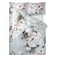 Peonia Grande Zinc Housse de couette satin de coton, Designers Guild