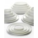 Service de table moderne porcelaine blanche Base, Serax by Piet Boon