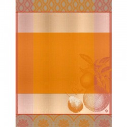 Essuie-mains Arrière-pays Melon, Le Jacquard Français 