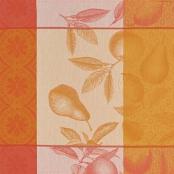 Serviettes de table Arrière-pays Melon, Le Jacquard Français