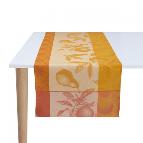 Chemin de table Arrière-pays Melon, Le Jacquard Français