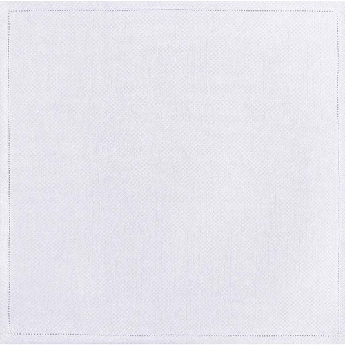 Serviettes de table Portofino Bianco pur lin, Le Jacquard Français