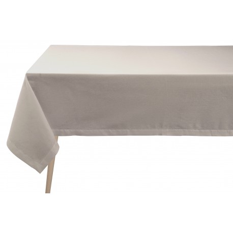 Nappe sur mesure Portofino Sabbia pur lin laize 180cm, Le Jacquard Français