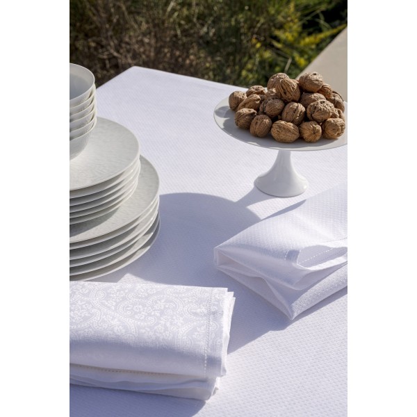 Serviettes de table Portofino et Portofino Fiori Bianco