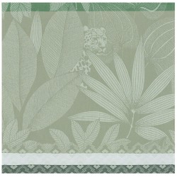 Serviettes de table Nature Sauvage Crocodile, Le Jacquard Français (par 4)