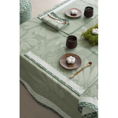 Nappes de table Nature Sauvage Crocodile, Le Jacquard Français