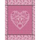 Torchons de cuisine pur coton Amour Pivoine, Le Jacquard Français