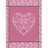 Torchons de cuisine pur coton Amour Pivoine, Le Jacquard Français