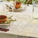 Nappe enduite sur mesure Mille Dentelles Naturel laize 180cm, Garnier-Thiébaut