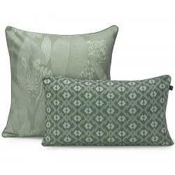 Housses de coussin Nature Sauvage Crocodile, Le Jacquard Français