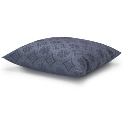 Coussin extérieur Arrière-pays Cassis 60x60cm, Le Jacquard Français