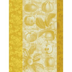 Torchon de cuisine Pommes à croquer Golden, Le Jacquard Français