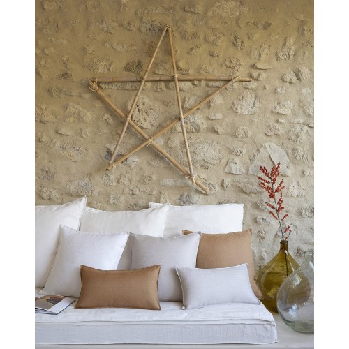 Housses de coussin pur lin Portofino, Le Jacquard Français