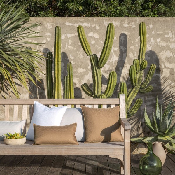 Housses de coussin pur lin Portofino, Le Jacquard Français