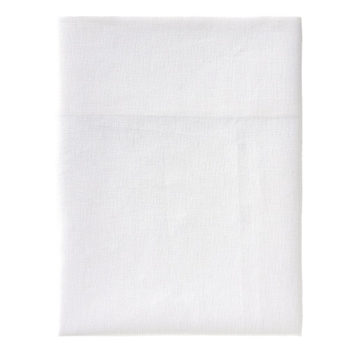 Drap plat en lin lavé français, Nouvelle Vague Blanc Alexandre Turpault