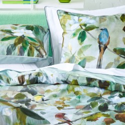 Maple Tree Celadon parure de lit haut de gamme en percale de coton 80 fils/cm², Designers Guild