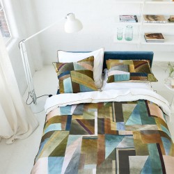 Alphonse Ocre linge de lit haut de gamme en percale de coton 80 fils/cm², Designers Guild