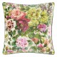 Housse de coussin en velours polyester Grandiflora Rose poudré, Designers Guild