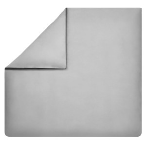 Parure de lit satin de coton Bio Teophile Argent 2
