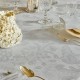 Nappe sur mesure antitache coton/lin Mille Giverny Opale laize 180cm, Garnier-Thiébaut