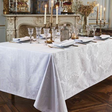 Nappes enduites Mille Isaphire Blanc, Garnier-Thiébaut
