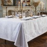 Nappe enduite sur mesure Mille Isaphire Blanc, laize 180cm, Garnier-Thiébaut