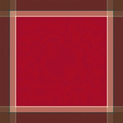 Serviettes de table Couronne de Noël Rouge, Garnier-Thiébaut