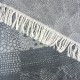 Plaid jacquard coton/ laine acrylique Matières Smoke 130x170cm, Garnier-Thiébaut