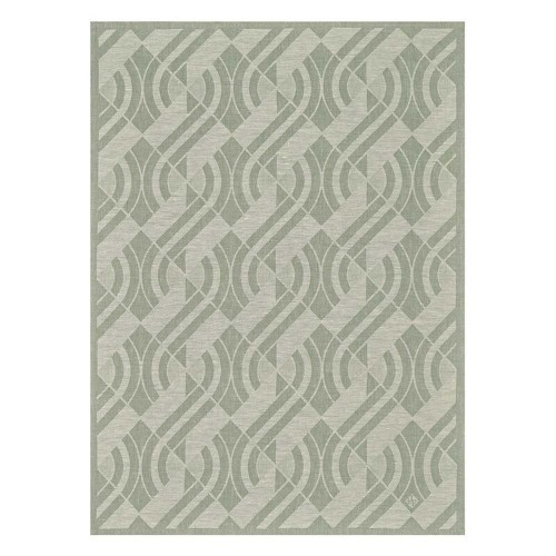 Torchons essuie-verres pur lin Neo Green, Le Jacquard Français