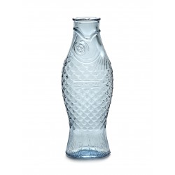 Bouteille carafe Bleu transparent Fish & Fish 85cl Paola Navone, Serax