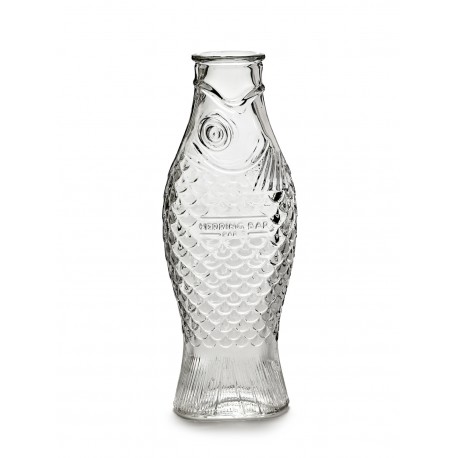 Bouteille carafe transparent Fish & Fish 85cl Paola Navone, Serax