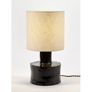 Lampe à poser Catherine Noir en céramique, Serax 2