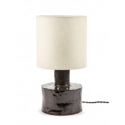 Lampe à poser Catherine Noir en céramique, Serax