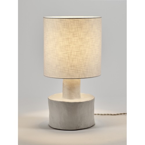 Lampe à poser Catherine Blanc mat en céramique, Serax