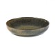 Assiette creuse ou pasta 21 cm grès émaillé Surface Indi Grey, Serax par Sergio Herman