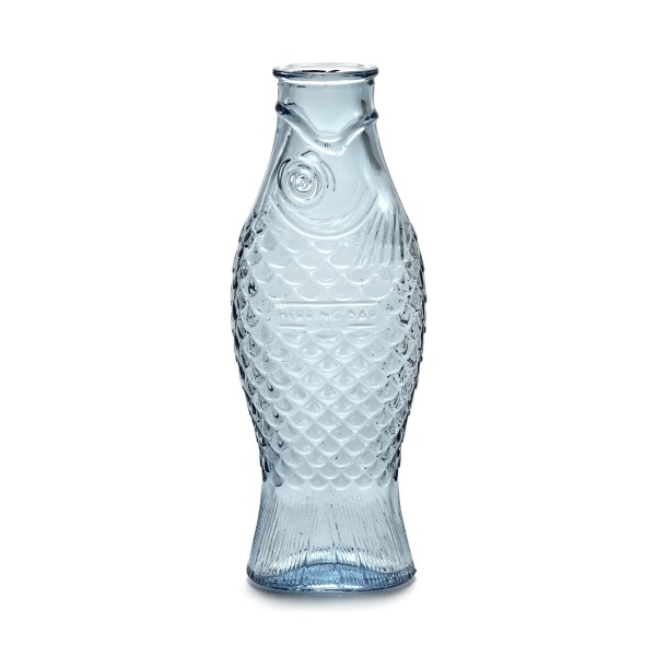 Bouteille carafe Bleu transparent Fish & Fish 85cl Paola Navone, Serax