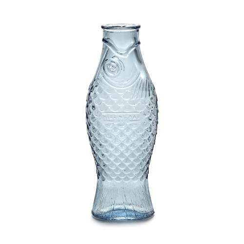 Bouteille carafe Bleu transparent Fish & Fish 85cl Paola Navone, Serax
