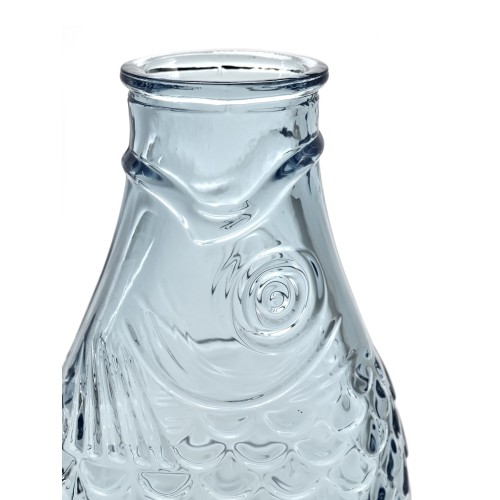 Bouteille carafe Bleu transparent Fish & Fish 85cl Paola Navone, Serax