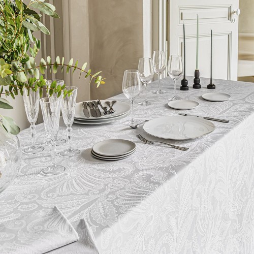 Nappe de table Grace Perle, Garnier-Thiébaut
