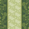 Tissu enduit Mille Hortensias Vert, laize 180cm, Garnier-Thiébaut