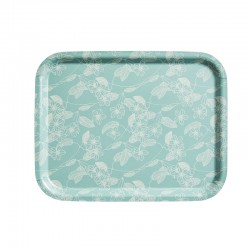 Plateau de service en bois 100% bouleau Essentiel Graphique Nature 36x27cm, Le Jacquard Français