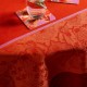 Nappe enduite sur mesure Voyage Iconique Coquelicot, Laize 180cm, Le Jacquard Français