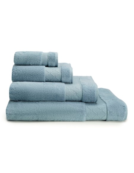 Linge de bain Caresse Glacier, Le Jacquard Français