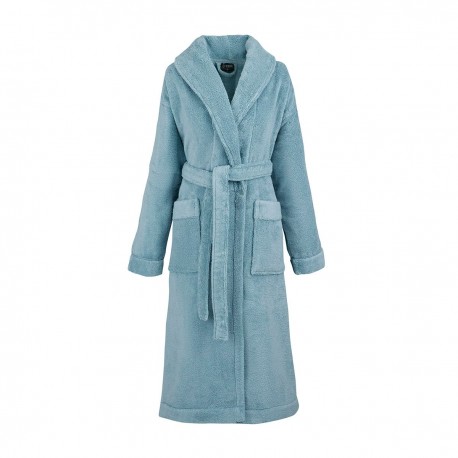 Peignoir de bain mixte Caresse Glacier 100% micro coton, Le Jacquard Français