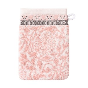 Linge de Bain éponge jacquard Charme pivoine, Le Jacquard Français 2