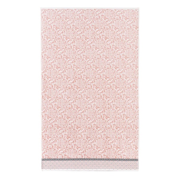 Linge de bain de bain éponge jacquard coton Charme Pivoine , Le Jacquard Français