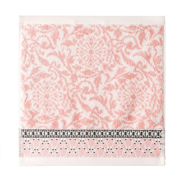 Linge de bain de bain éponge jacquard coton Charme Pivoine , Le Jacquard Français