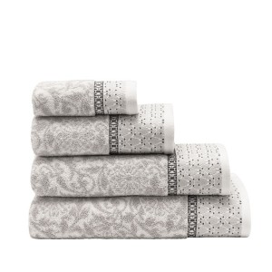 Tapis de bain éponge jacquard Charme Armoise , Le Jacquard Français 2