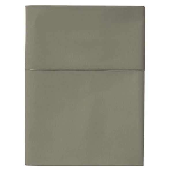 Drap plat satin de coton Bio Teophile Kaki