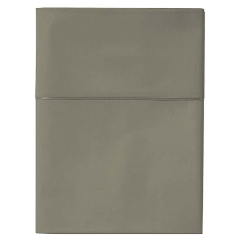 Drap plat satin de coton Bio Teophile Kaki